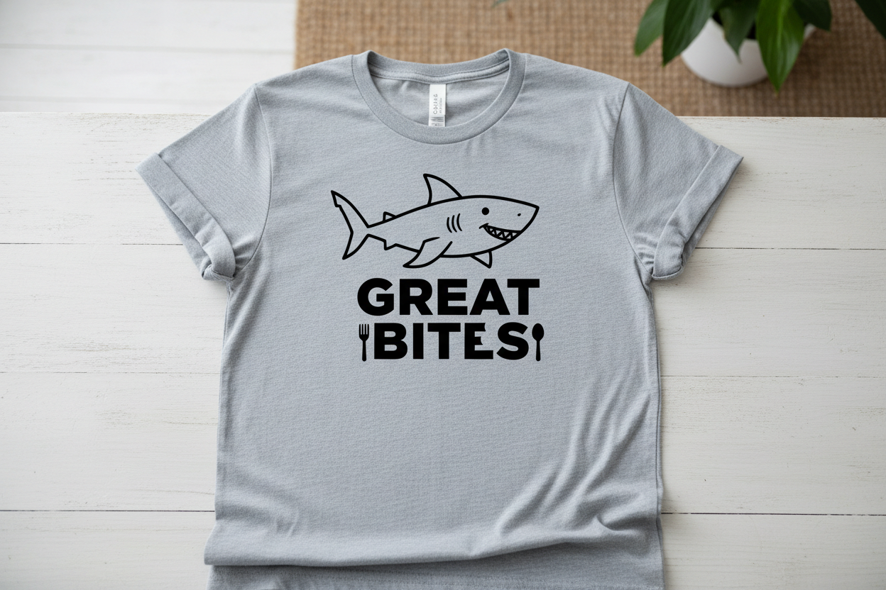 A playful team parody tee inspired by the “Great Whites”. Soft cotton, perfect for casual wear or as a conversation starter. Minimalist graphic for a bold look.