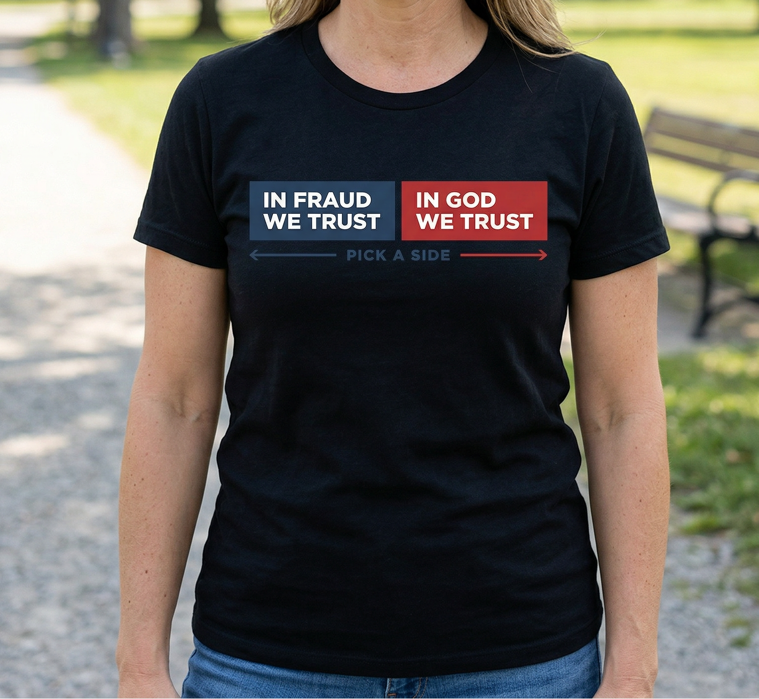 Pick A Side — In Fraud We Trust / In God We Trust