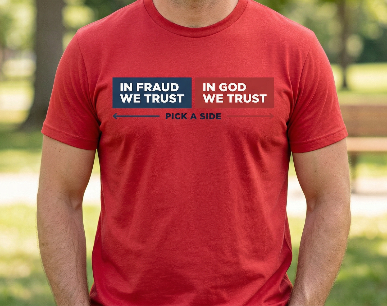 Pick A Side — In Fraud We Trust / In God We Trust