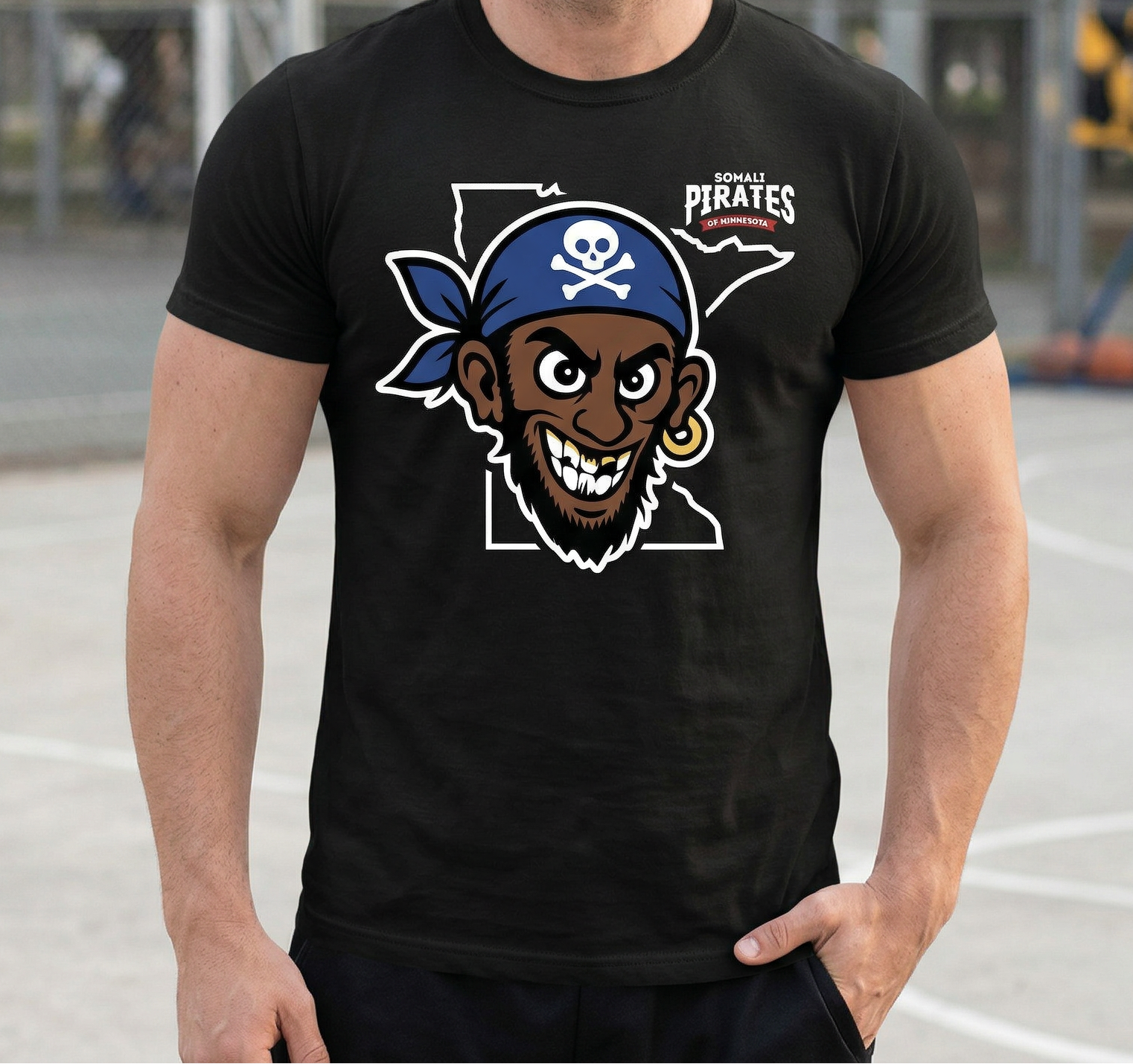 Somali Pirates of Minnesota — Pirate Head